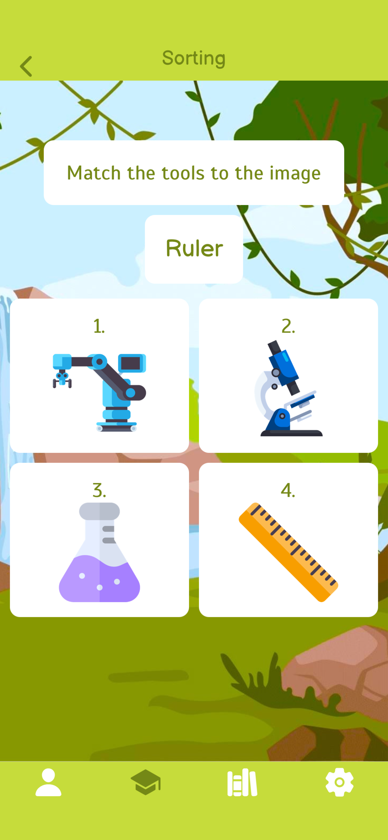Choose the right answer activity