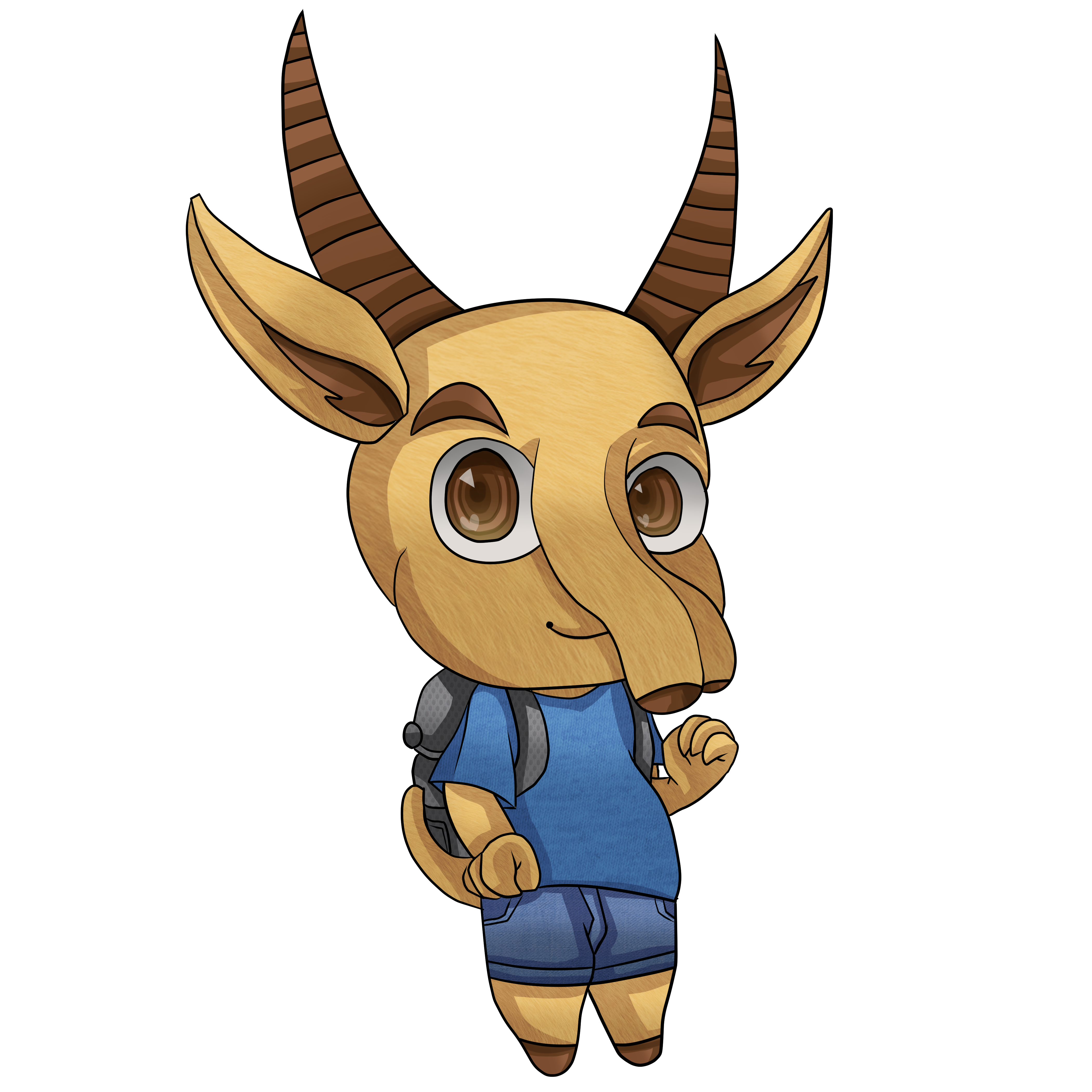 Tuba the saiga antelope